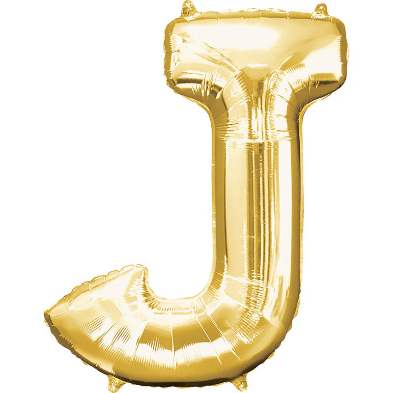 J Letter Balloons