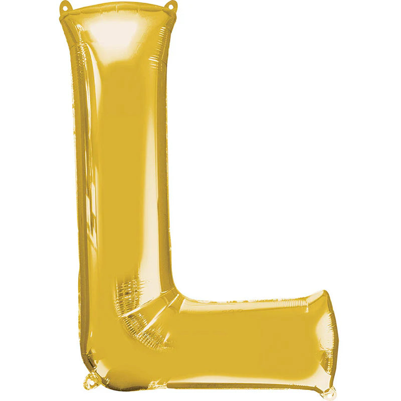 L Letter Balloons