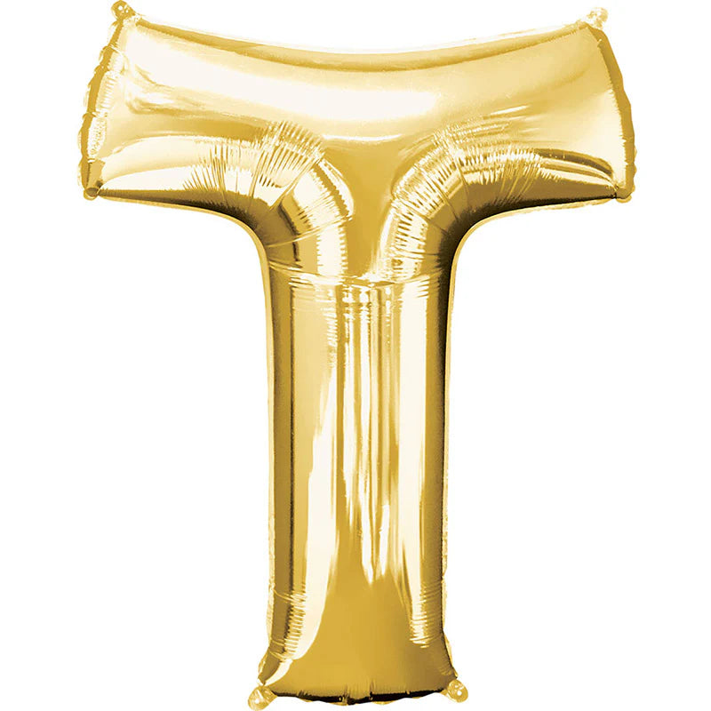 T Letter Balloons