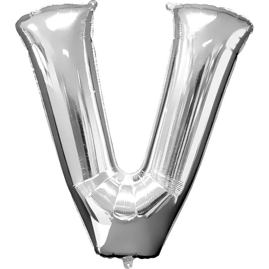 V Letter Balloons