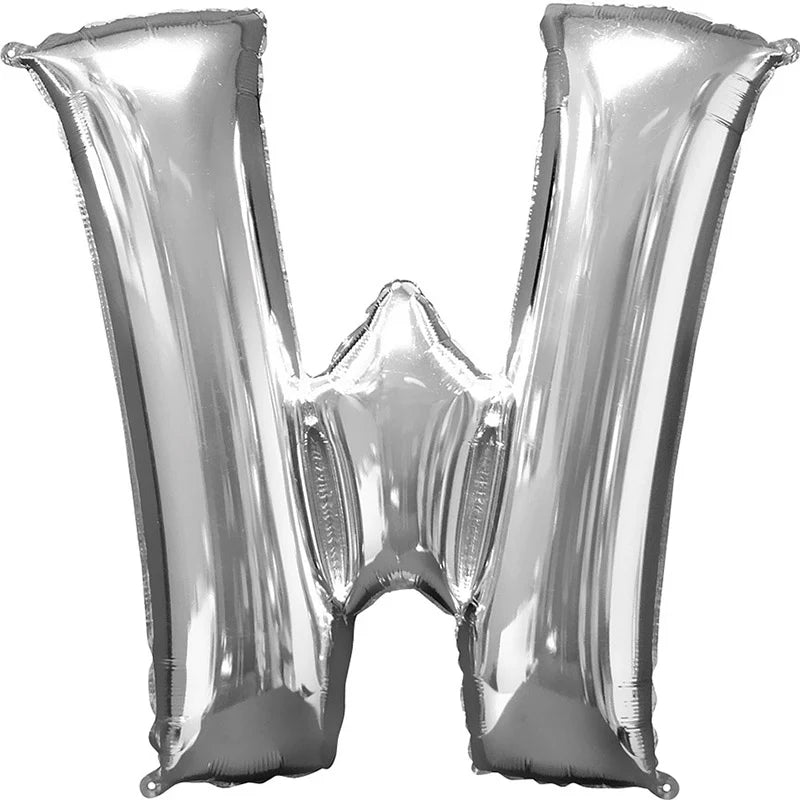 W Letter Balloons