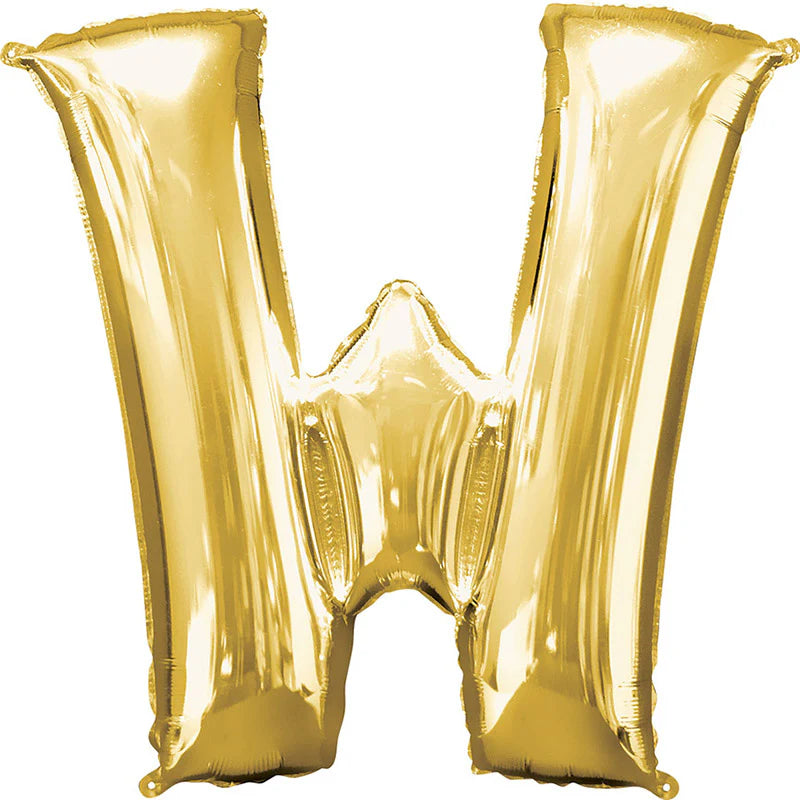 W Letter Balloons