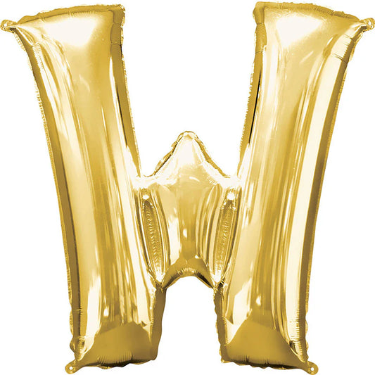 W Letter Balloons