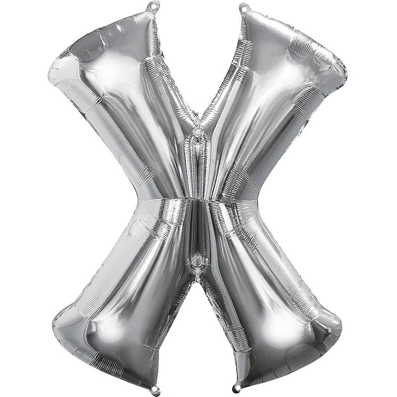 X Letter Balloons