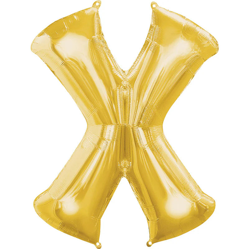 X Letter Balloons