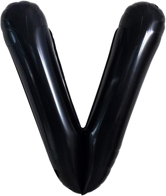 V Letter Balloons