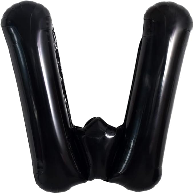 W Letter Balloons